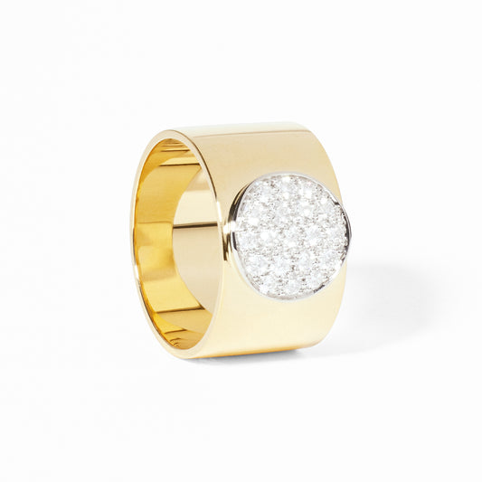 Bague Anthéa or jaune 18Kt et diamants