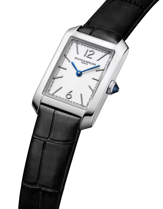 Montre Hampton acier et cuir