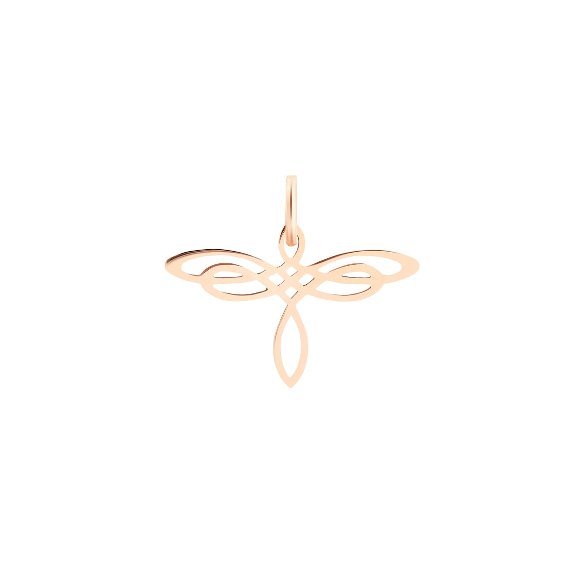 Pendentif Mini Dragonfly Charm or rose 18Kt