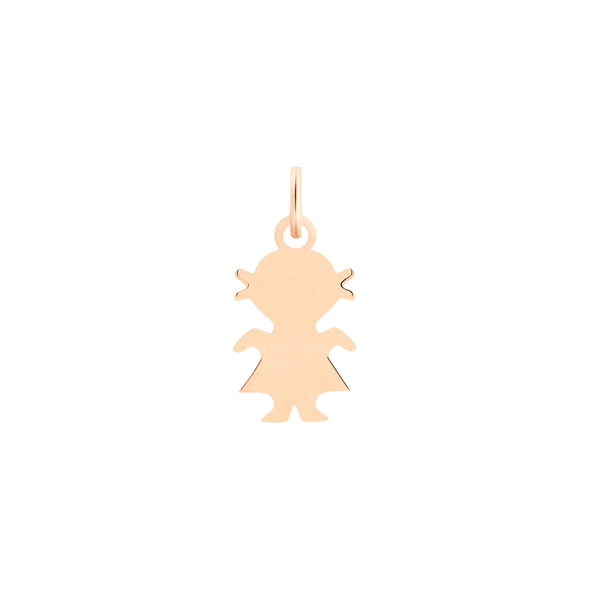 Pendentif Mini Girl Charm or rose 18Kt