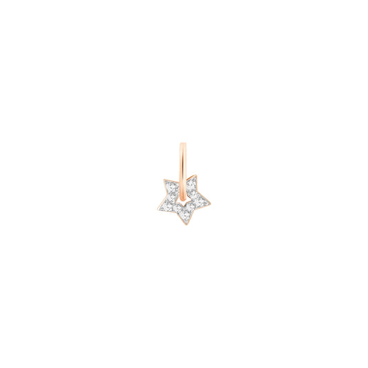 Pendentif Diamond Milky Way Star Charm or rose 18Kt