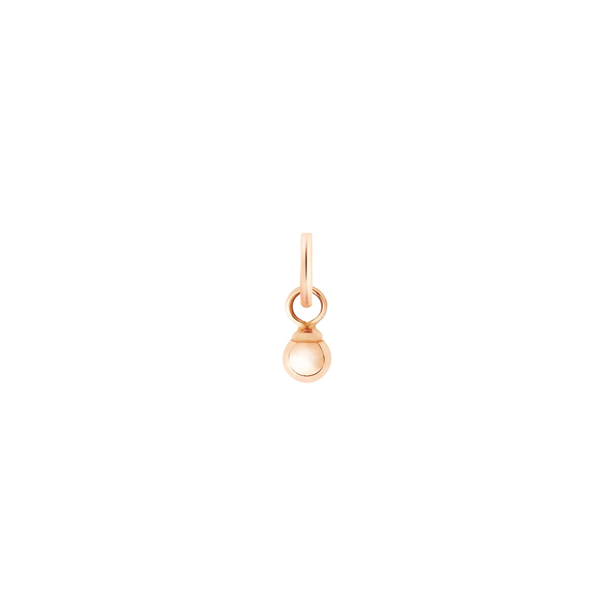 Pendentif Tiny Bead Charm or rose 18Kt
