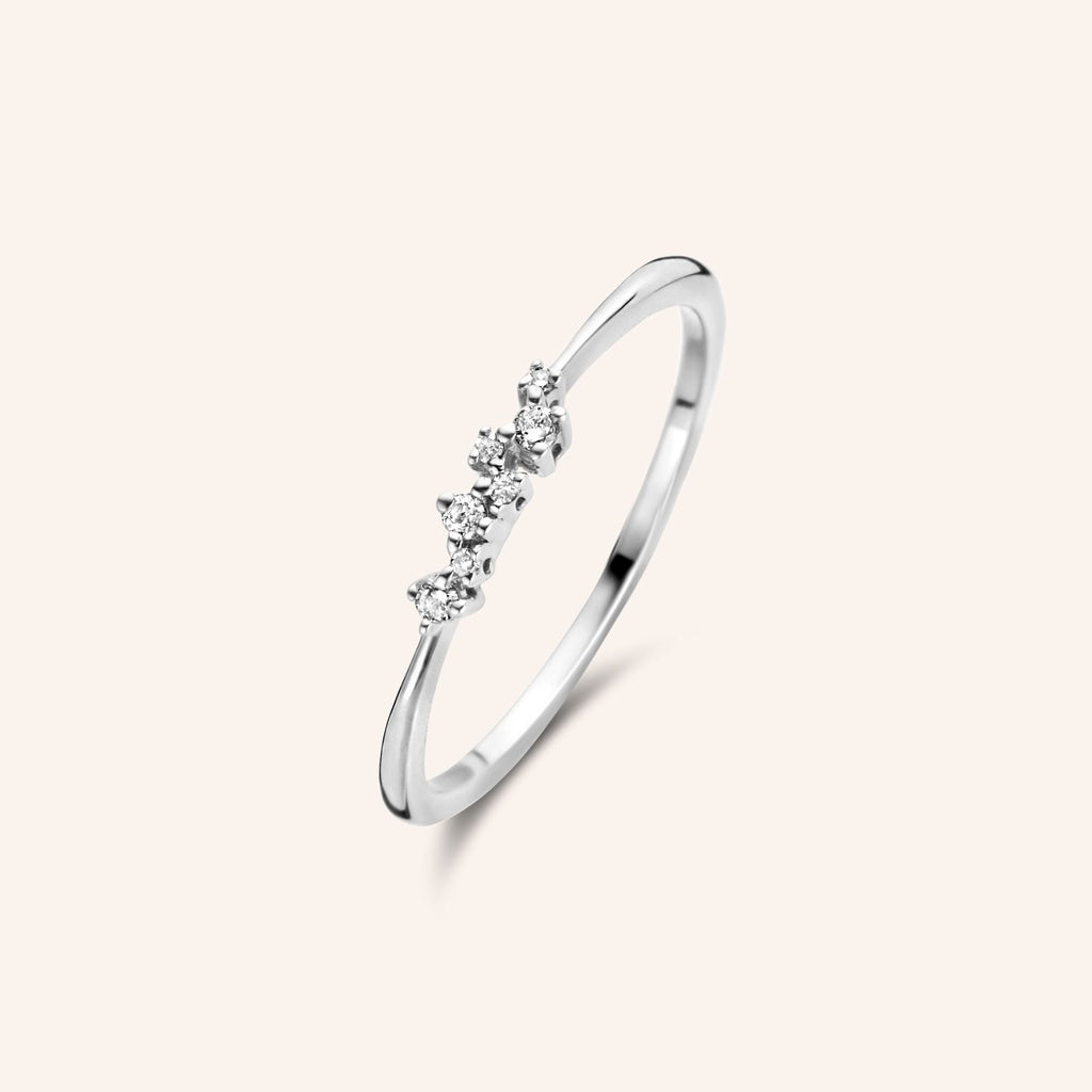 Bague Sari argent et diamants