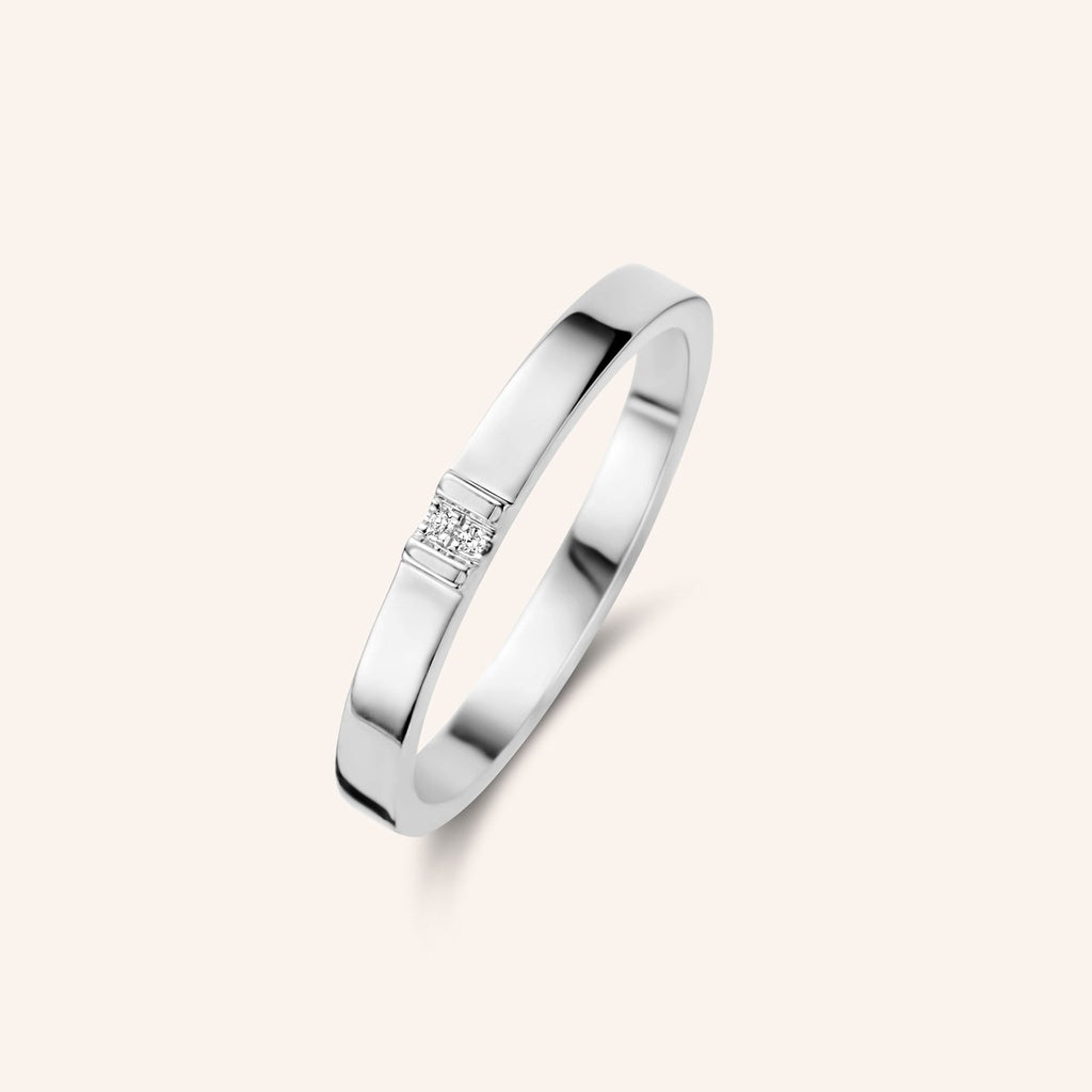 Bague Break Away argent et diamants