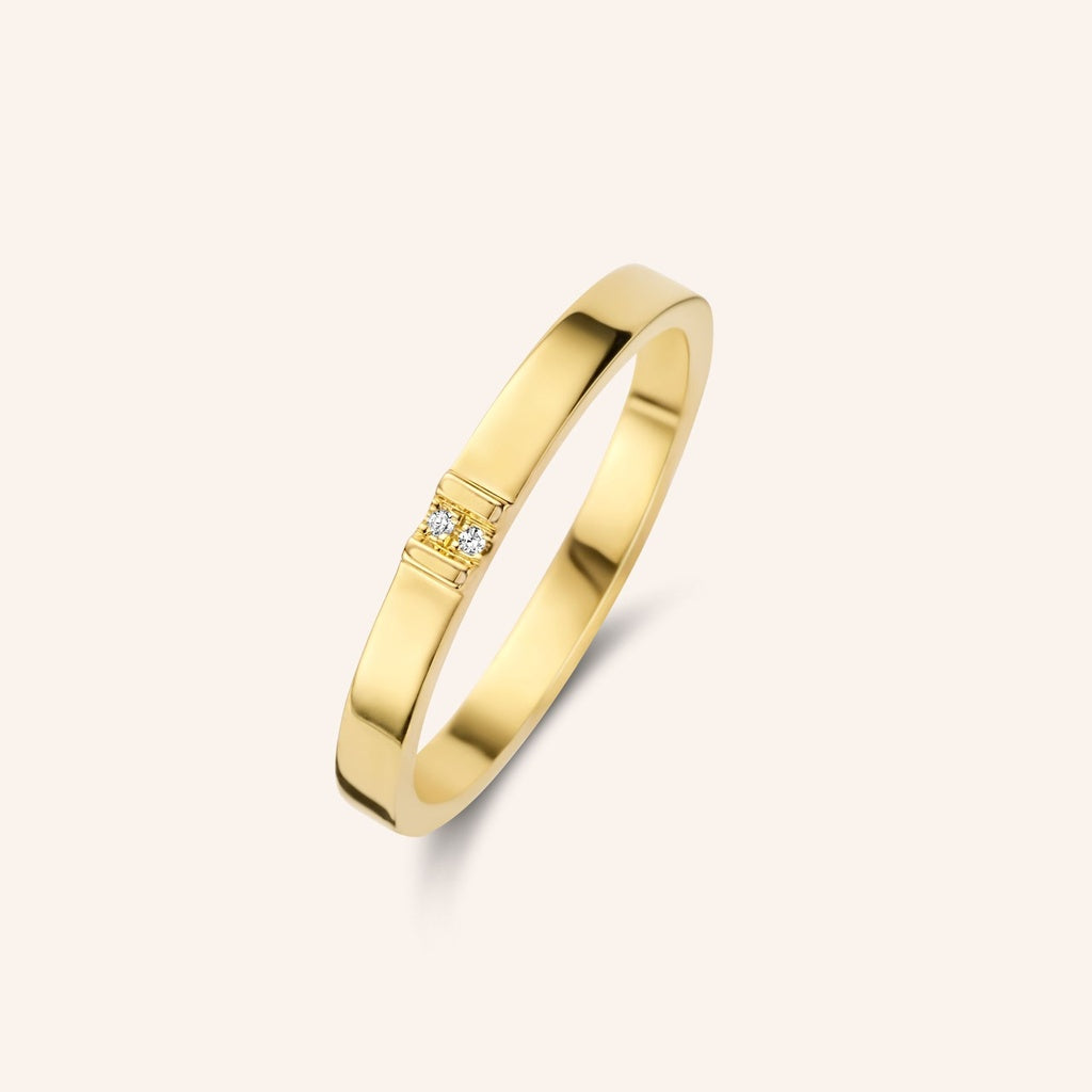 Bague Break Away argent et diamants
