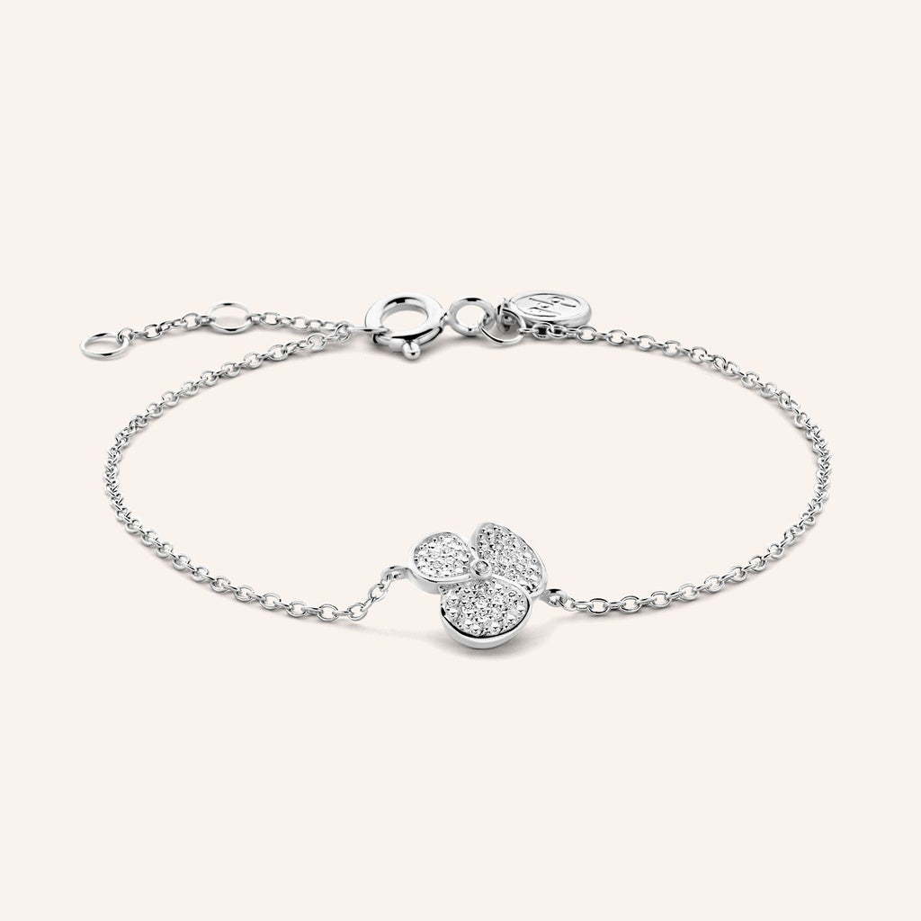 Bracelet Poppy argent et diamants