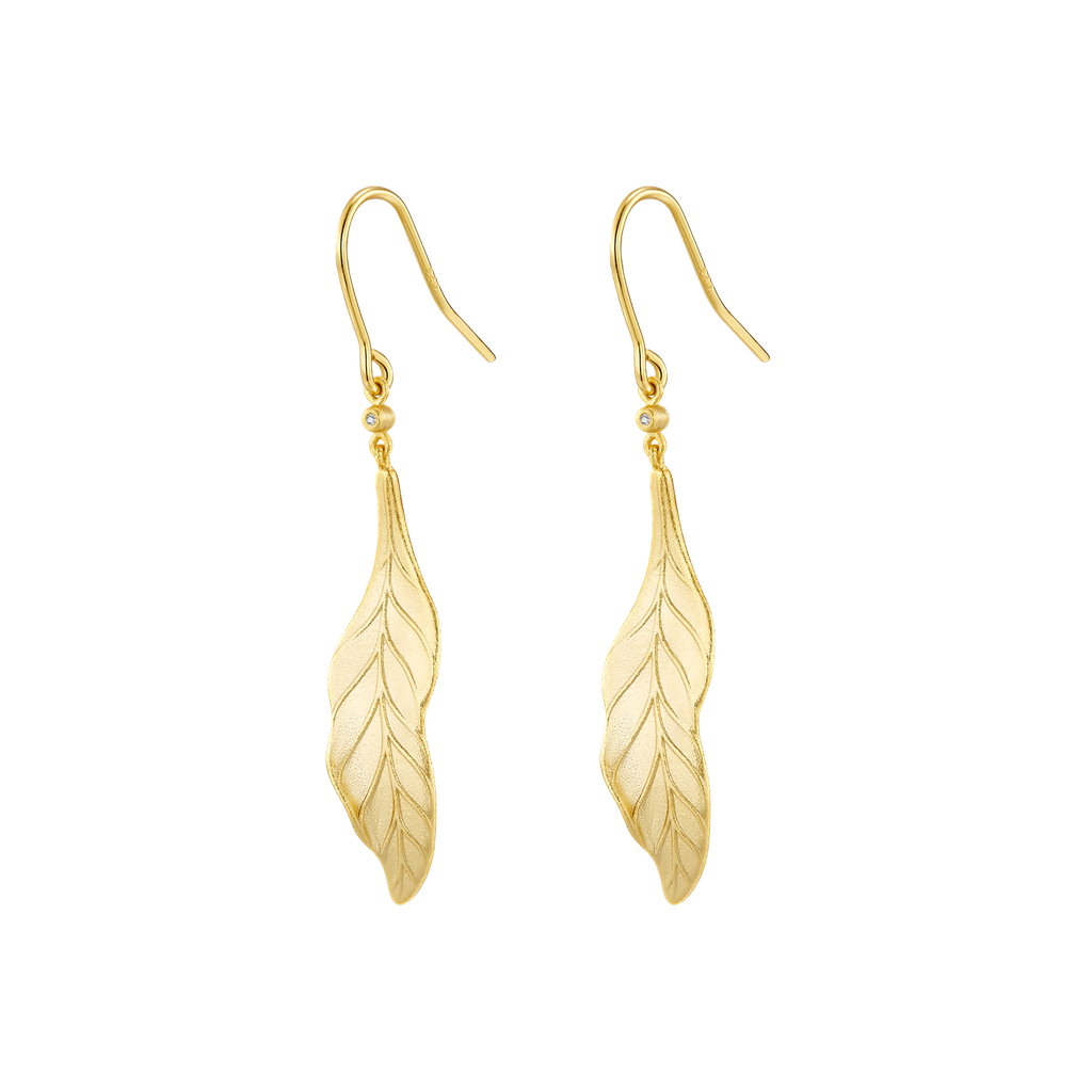 Boucles d'oreilles Camille PVD doré