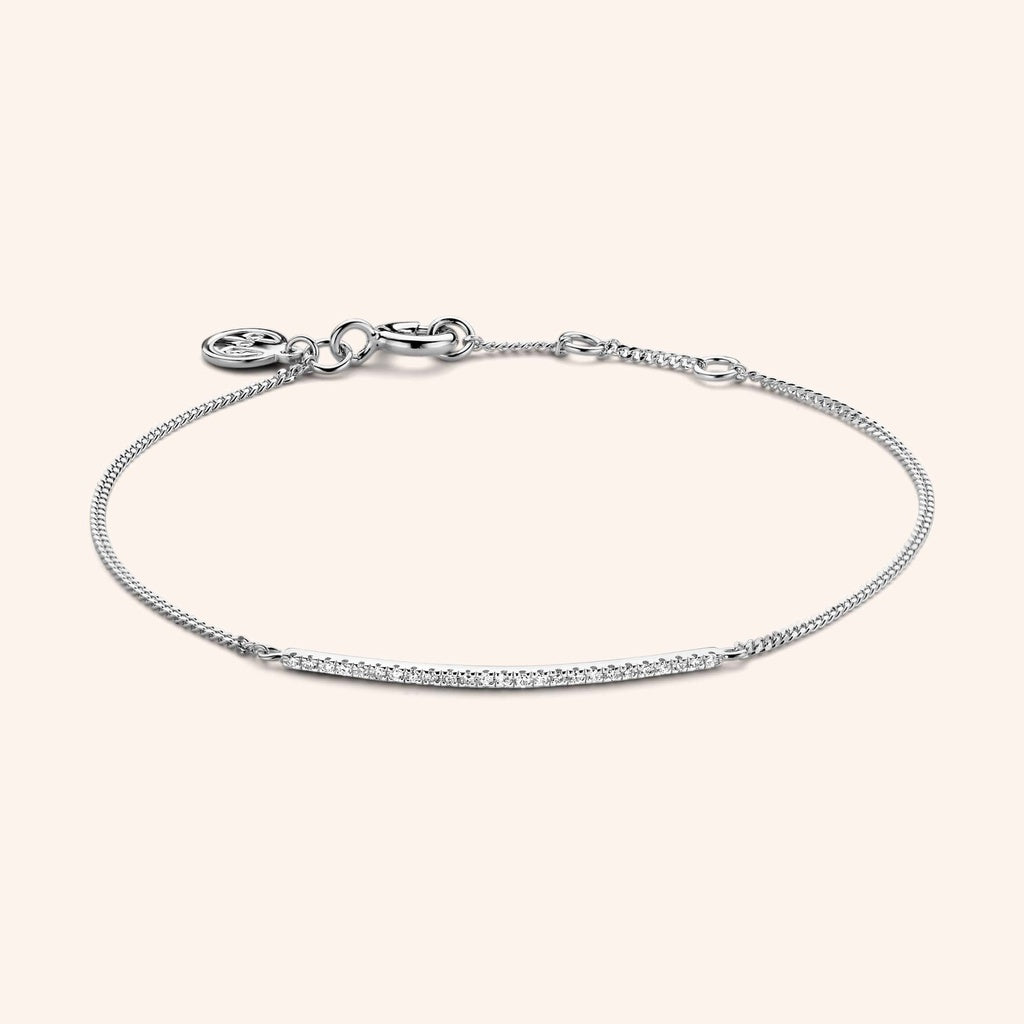 Bracelet Linea argent et diamants