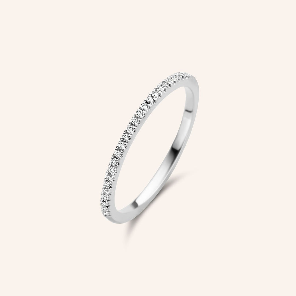 Bague Moon argent et diamants