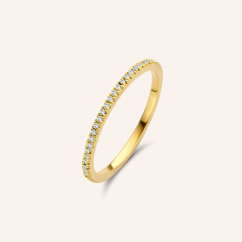Bague Moon argent et diamants