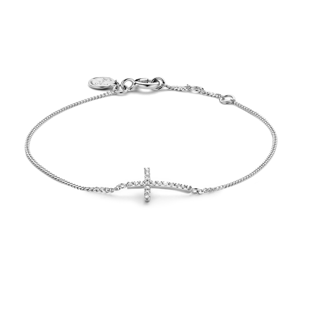 Bracelet Faith argent et diamants