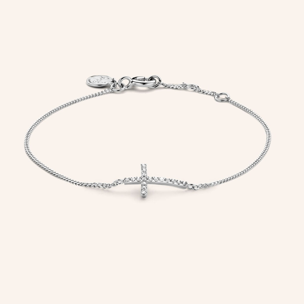 Bracelet Faith argent et diamants