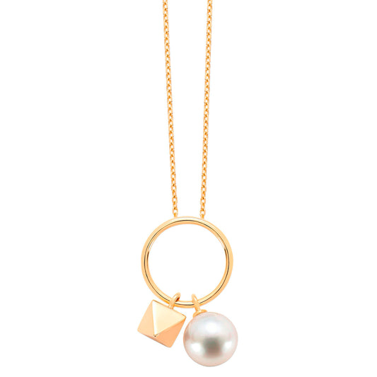 Collier Friday Night or jaune 18Kt et perle des Mers du Sud