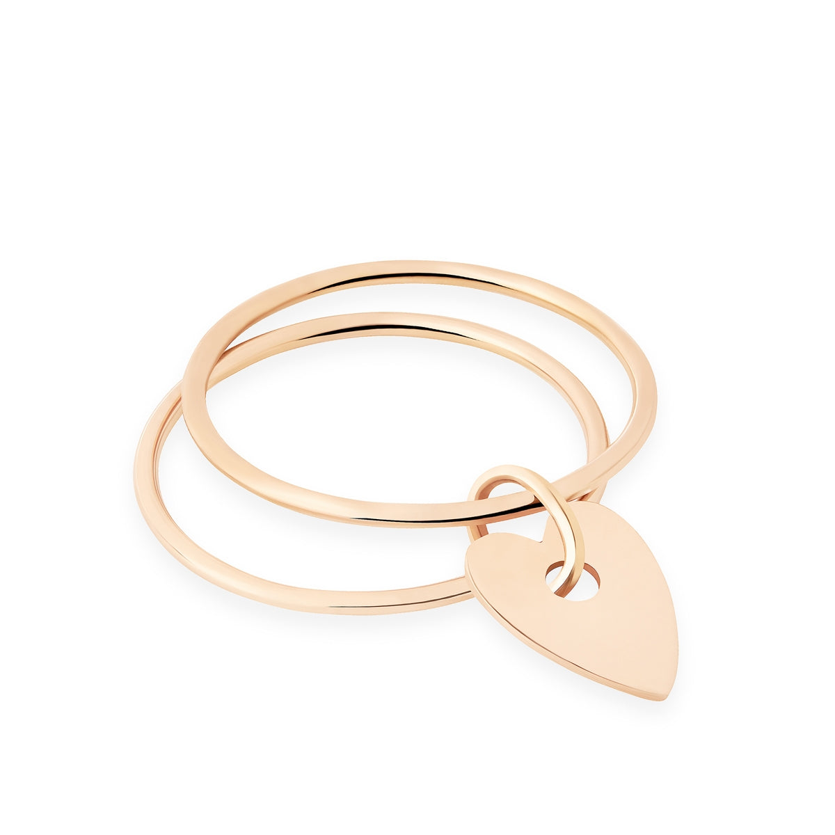 Bague Angele Double Circle or rose 18Kt