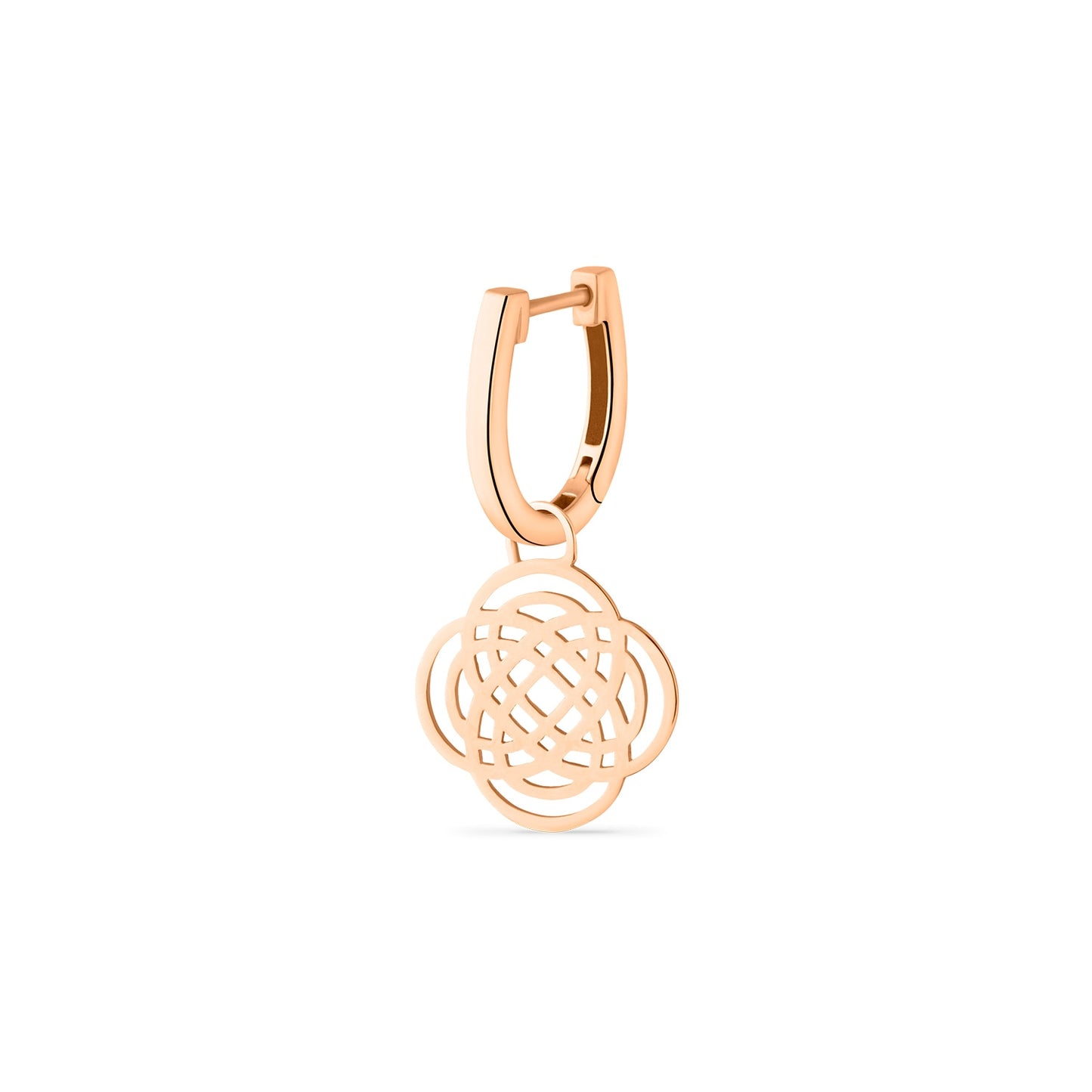 Mono boucle Twenty Purity or rose 18Kt