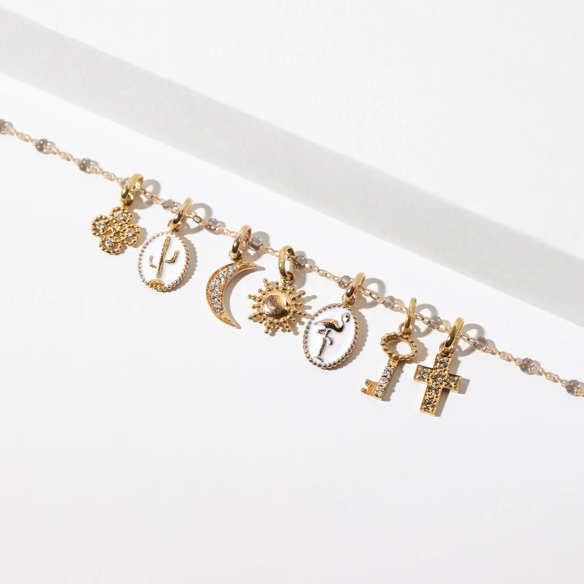 Pendentif Soleil or jaune