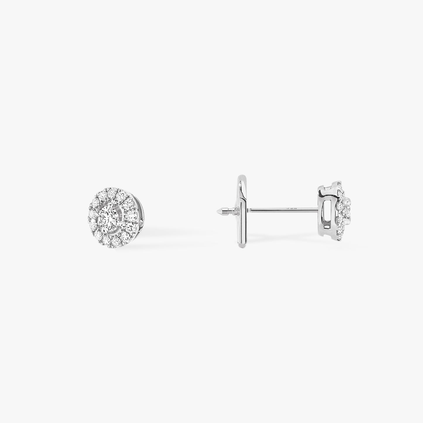 Puces d'oreilles Joy or et diamants