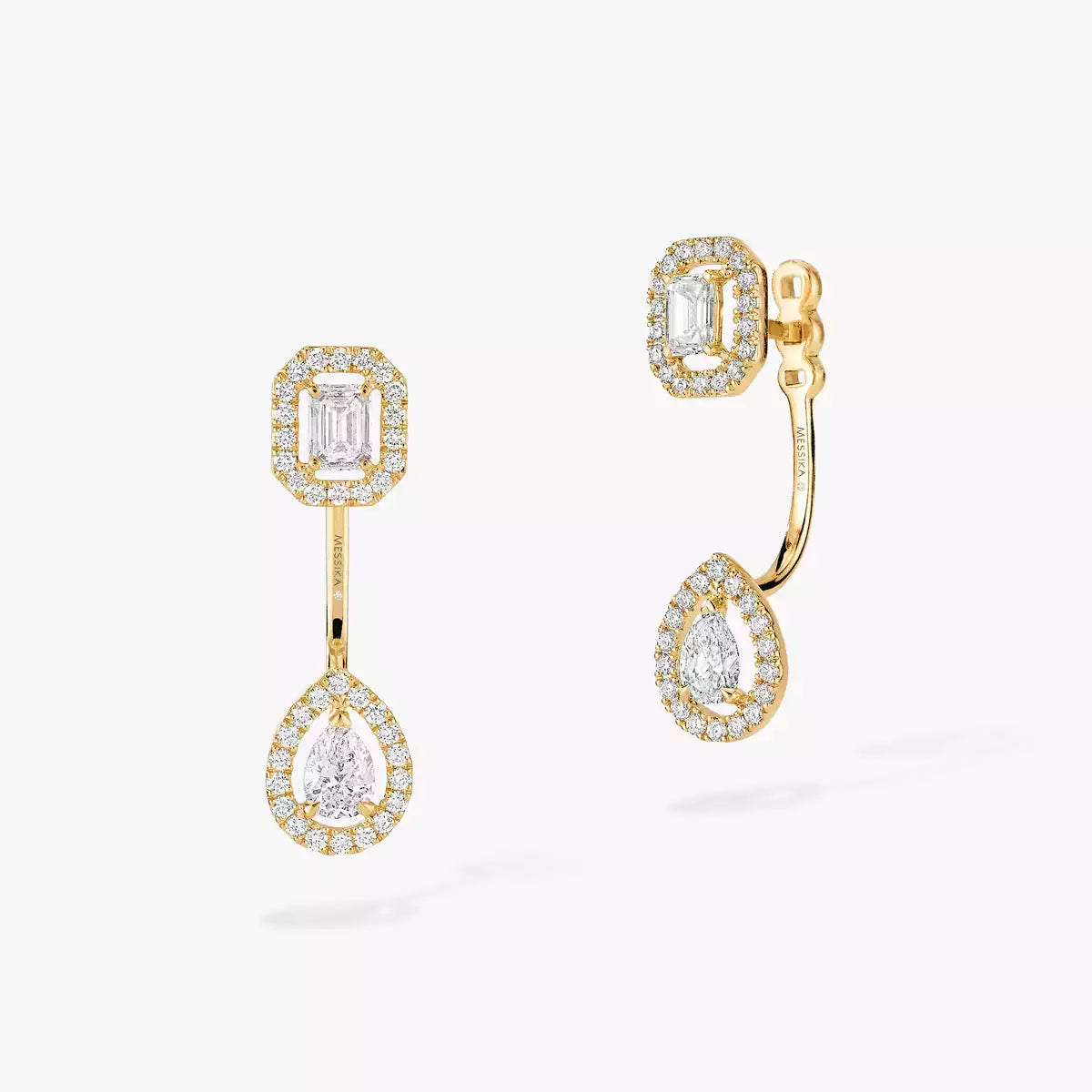 Boucles d'oreilles My Twin Toi & Moi or et diamants