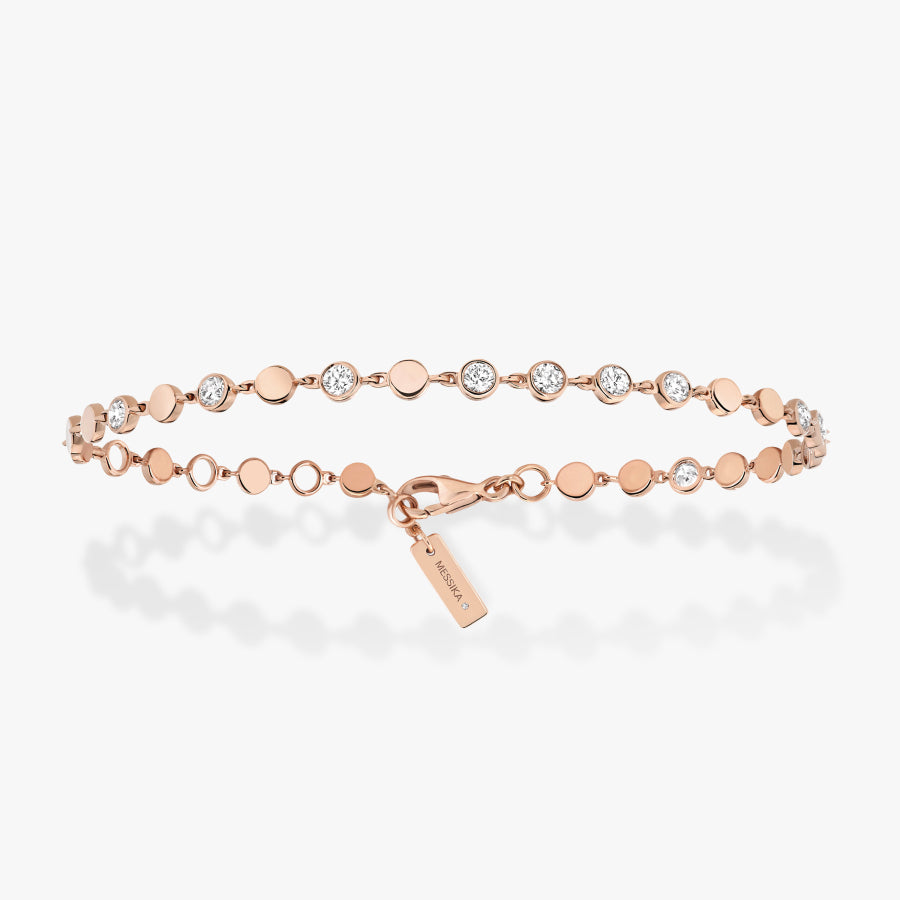 Bracelet D-Vibes petit modèle or et diamants