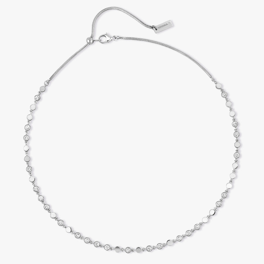 Collier D-Vibes petit modèle or et diamants
