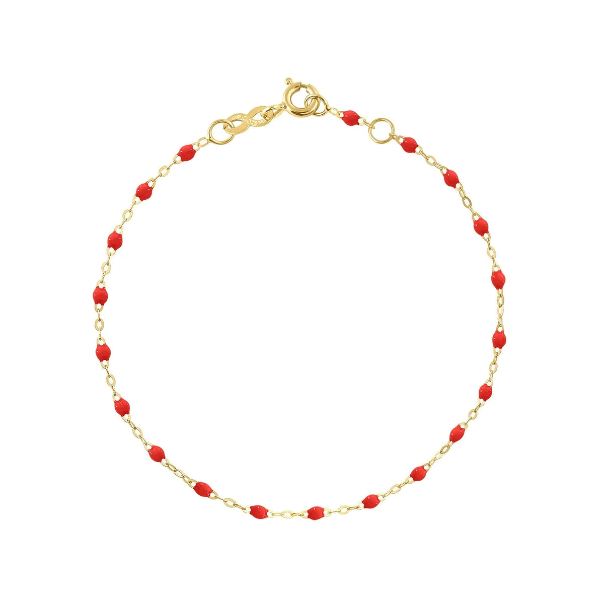 Bracelet Gigi Classique Coquelicot or jaune 19cm