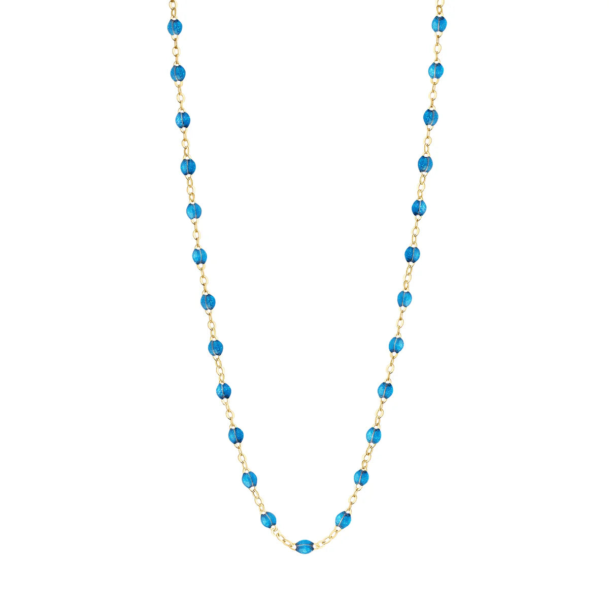 Collier Gigi Classique Azur or jaune 50cm