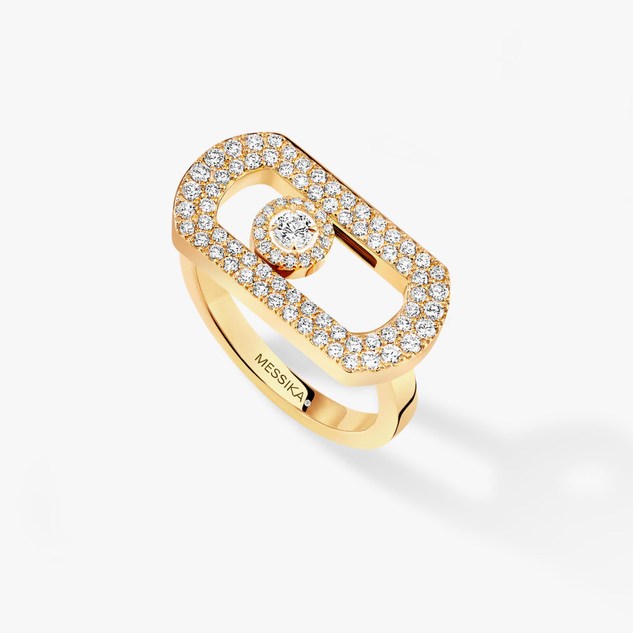Bague So Move pavée or et diamants