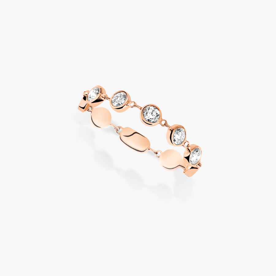 Bague D-Vibes petit modèle or et diamants