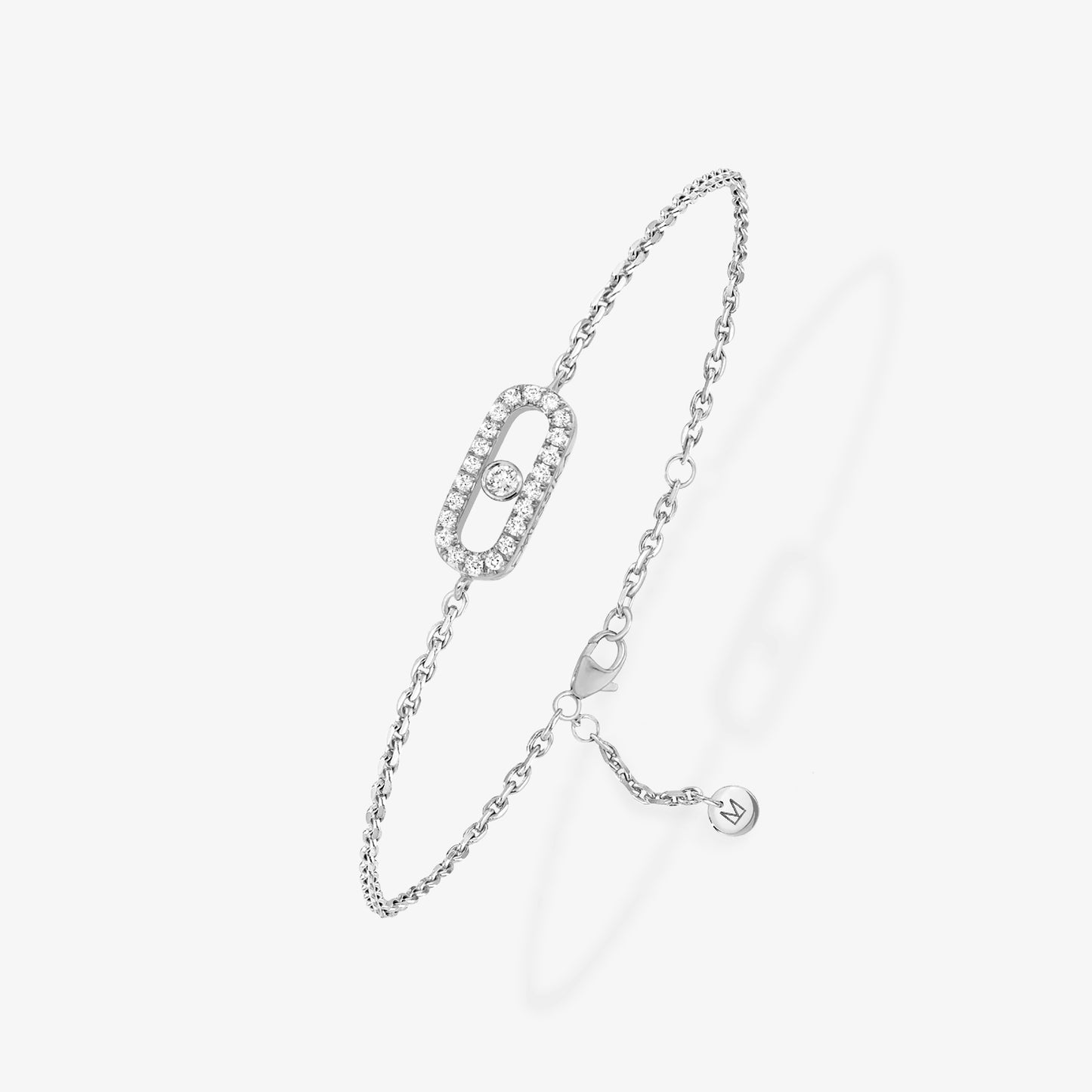 Bracelet Messika Care(s) or et diamants pavé