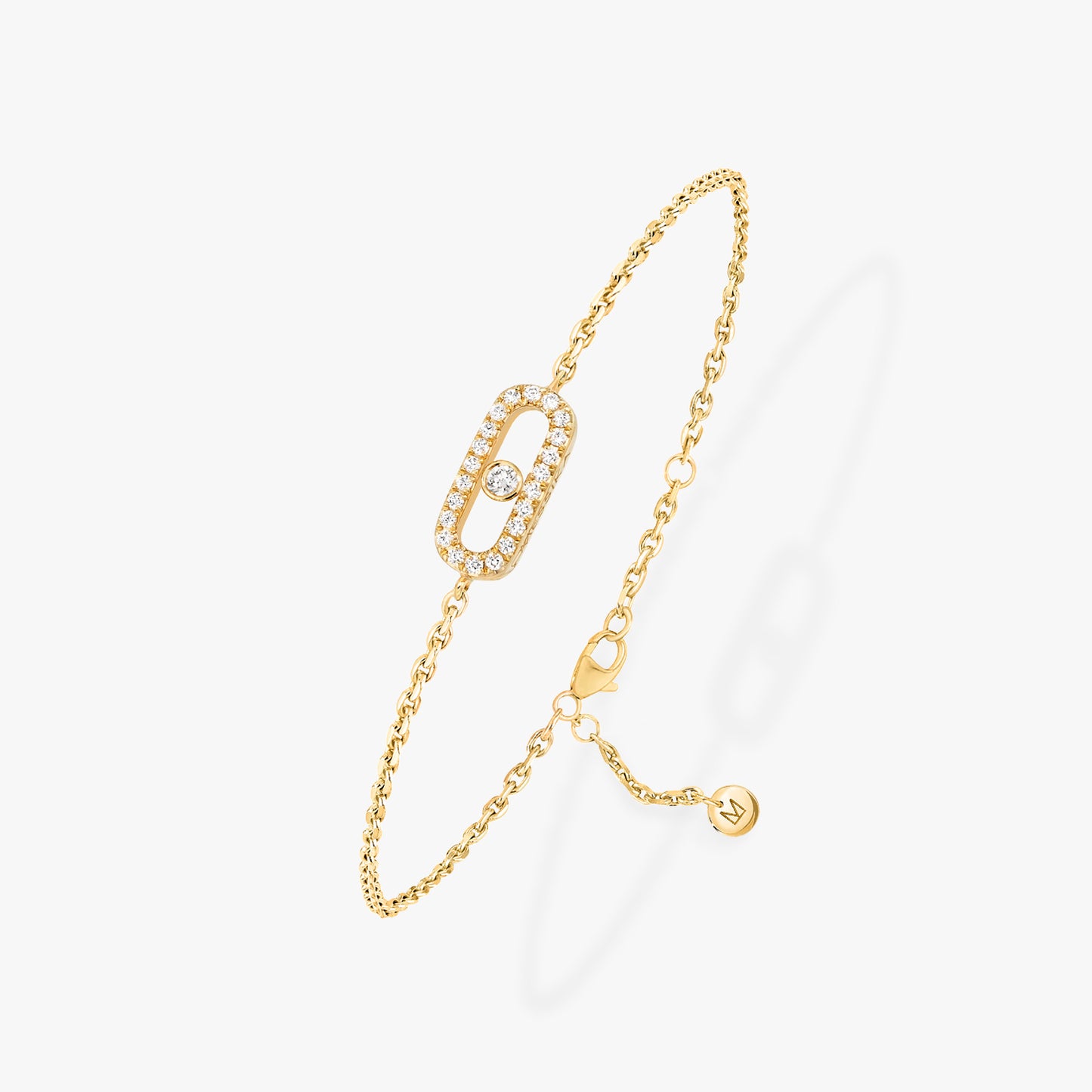 Bracelet Messika Care(s) or et diamants pavé