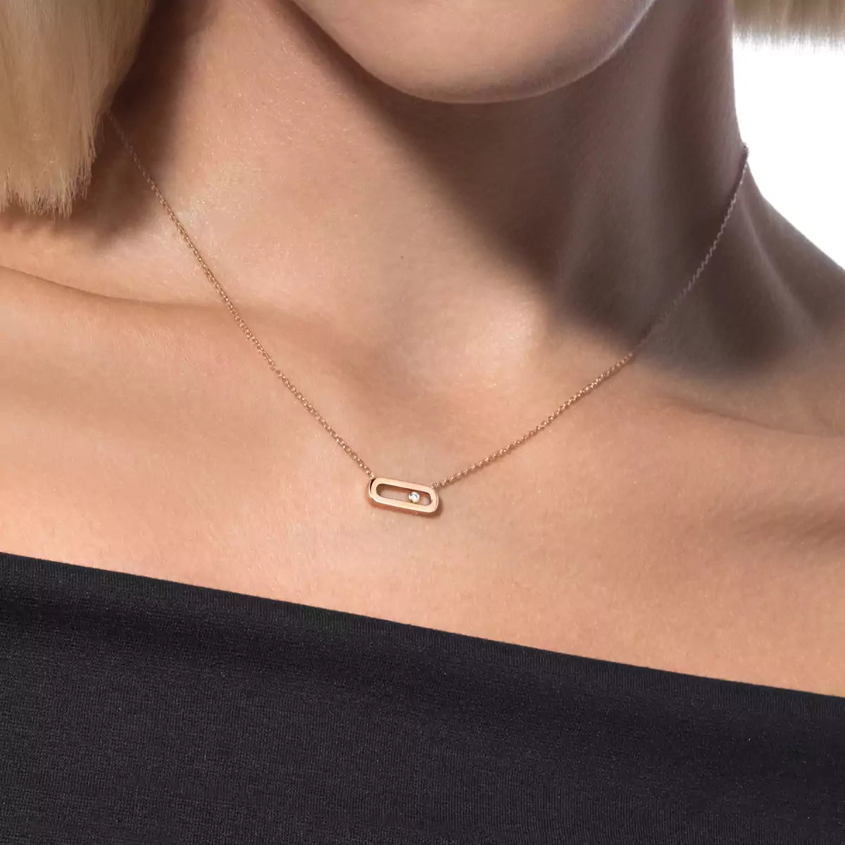 Collier Move Uno or et diamant