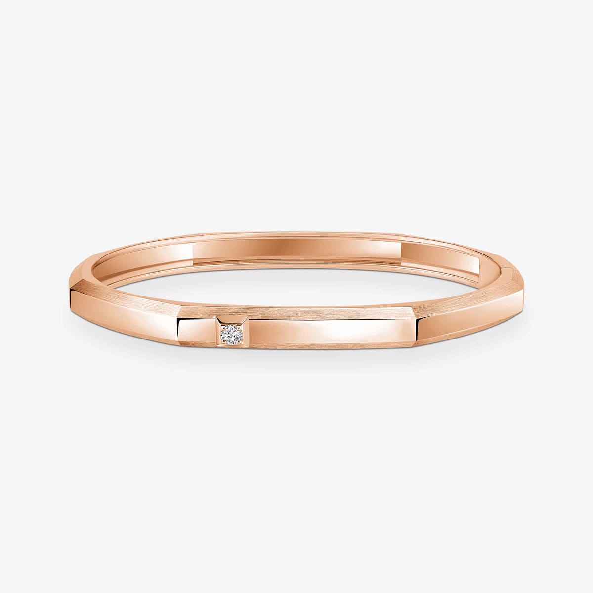 Bracelet Moderniste or et diamants moyen modèle