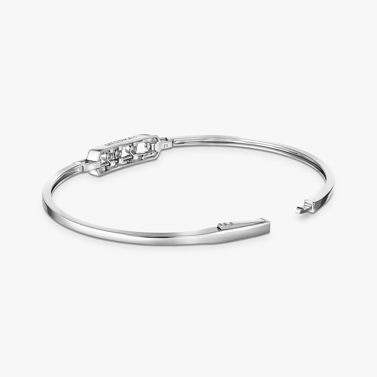 Bracelet Jonc Move Classique pavé or et diamants petit modèle