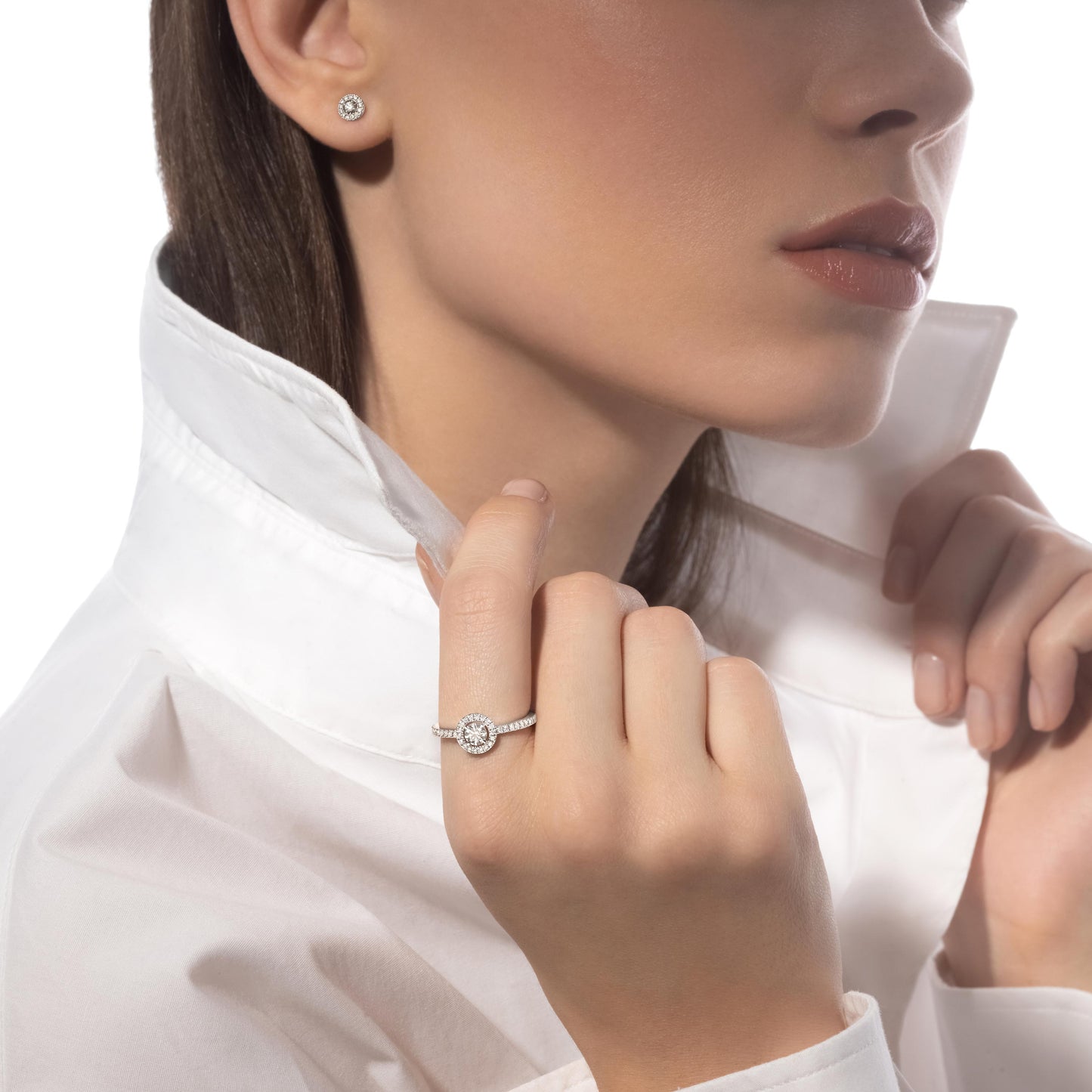 Puces d'oreilles Joy or et diamants