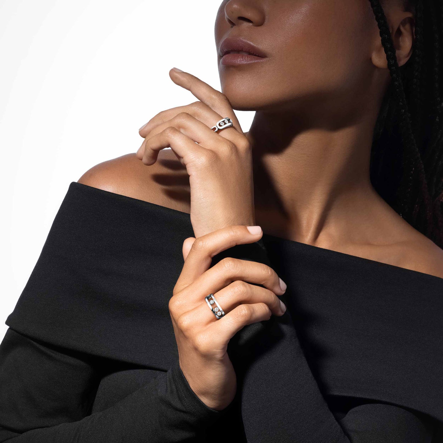 Bague Move Classique or et diamants