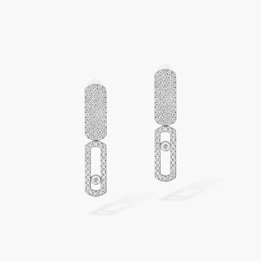 Boucles d'oreilles Imperial Move or et diamants