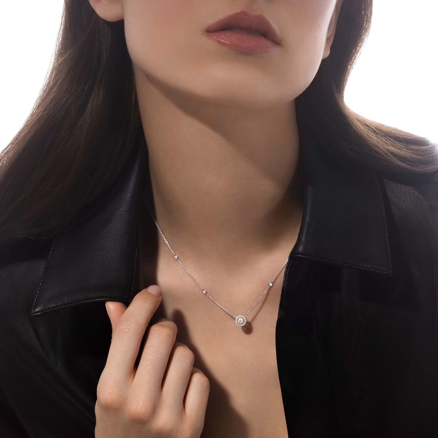 Collier Joy or et diamants grand modèle
