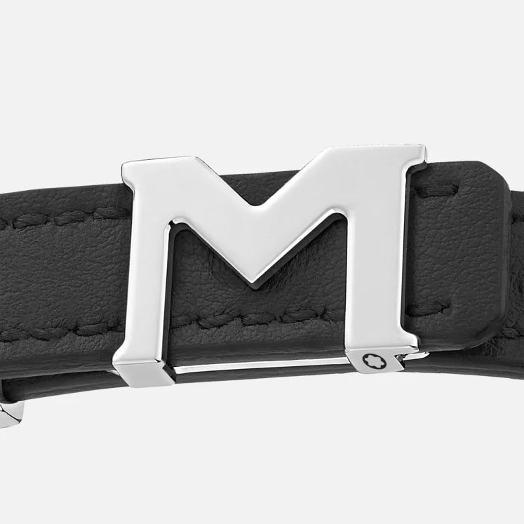 Bracelet Montblanc M logo noir