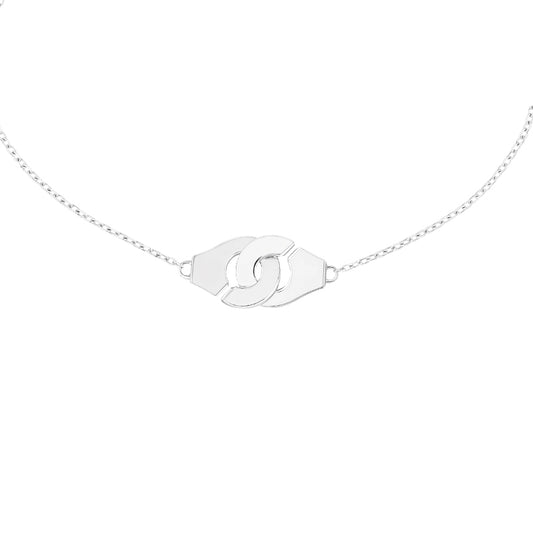 Bracelet Menottes R8 or blanc 18Kt