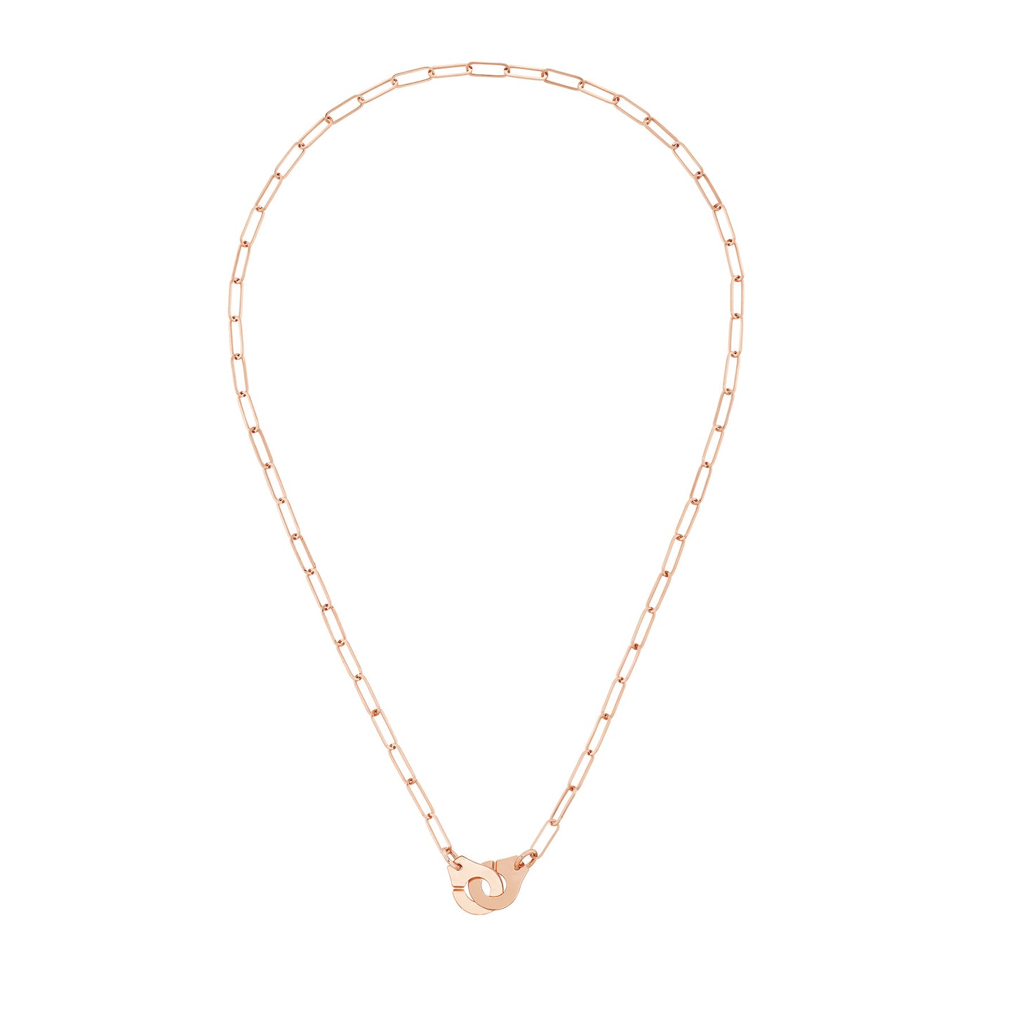 Collier Menottes R10 or rose 18Kt