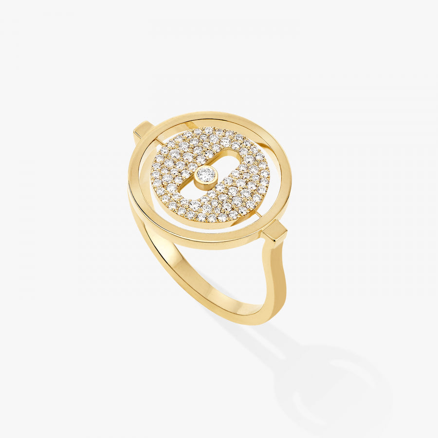 Bague Lucky Move Pavée or et diamants petit modèle