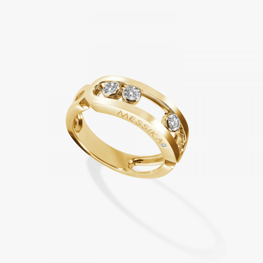 Bague Move Classique or et diamants
