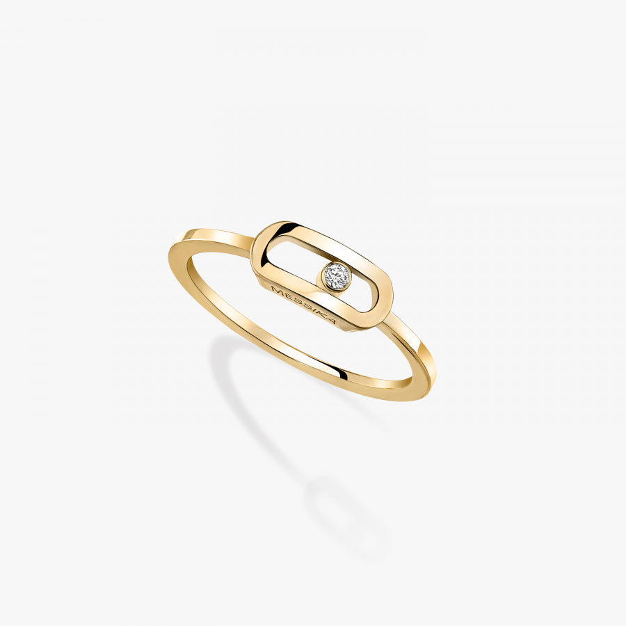 Bague Move Uno or et diamant