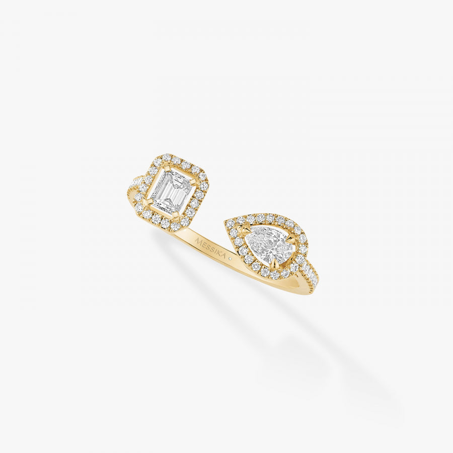 Bague My Twin Toi & Moi or et diamants
