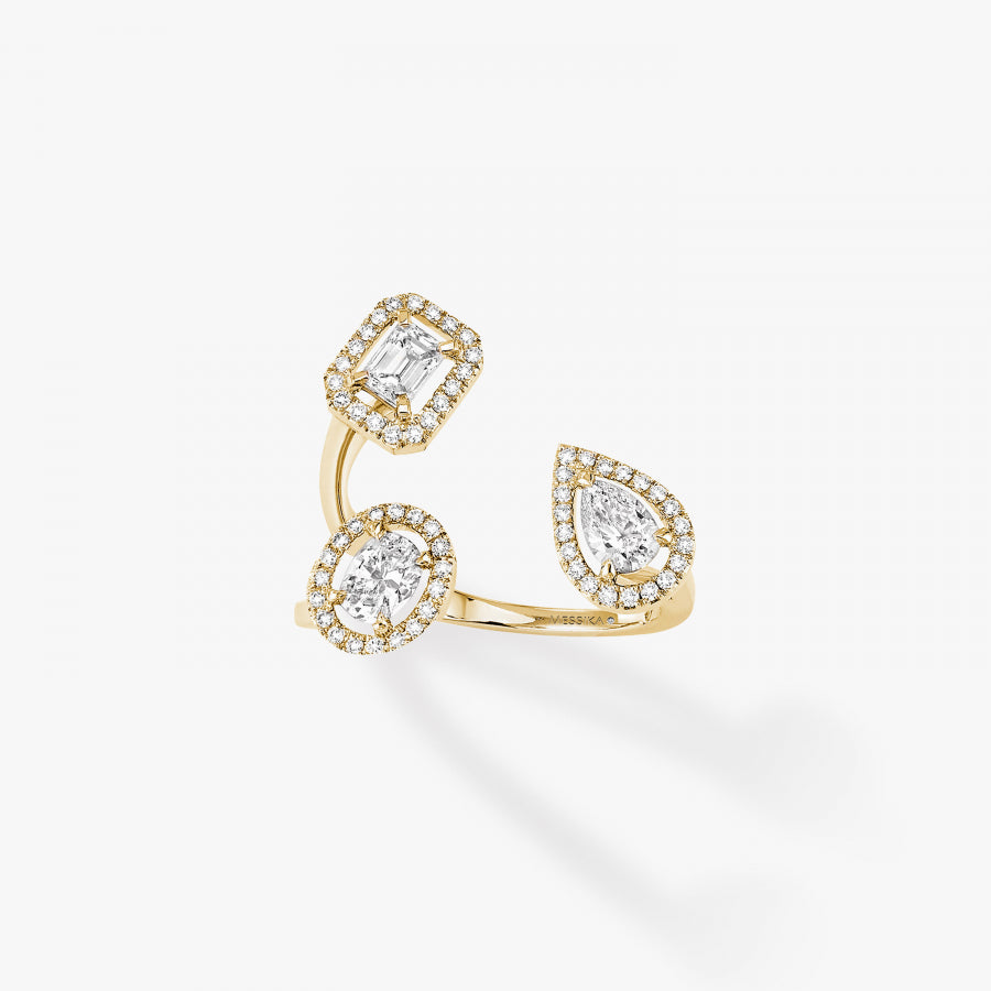 Bague My Twin Trilogy 0.25ct x3 or et diamants