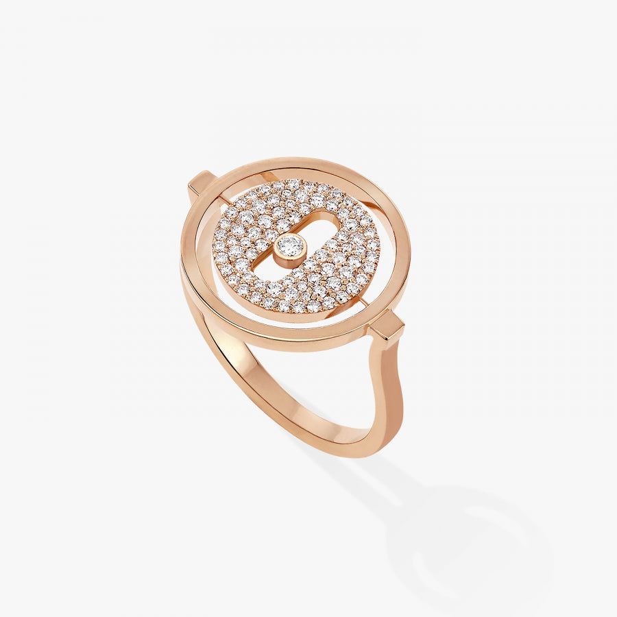 Bague Lucky Move Pavée or et diamants petit modèle