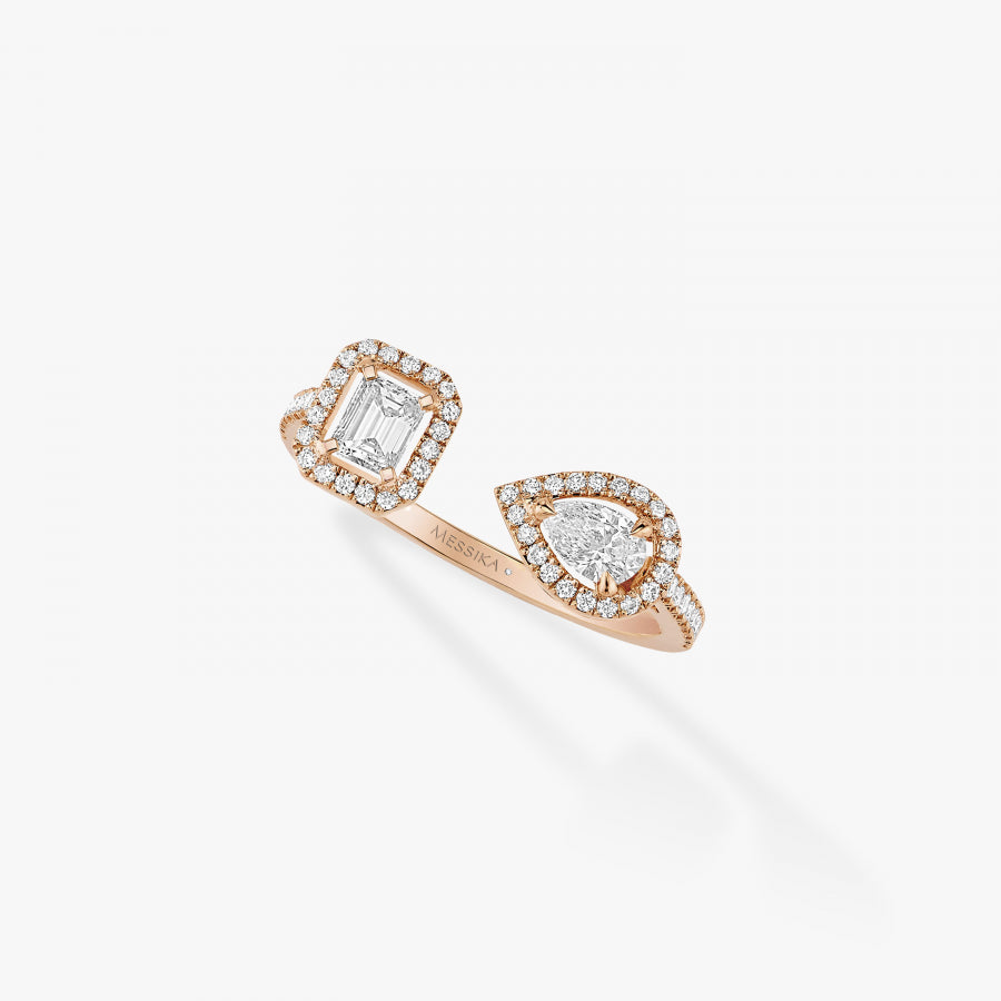 Bague My Twin Toi & Moi or et diamants