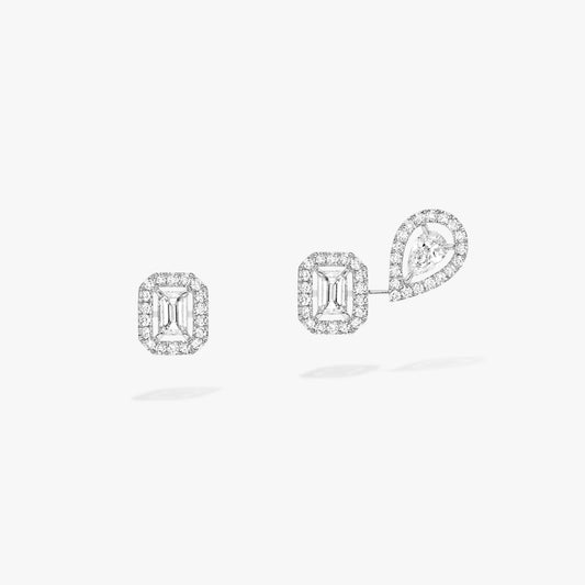 Boucles d'oreilles My Twin or et diamants