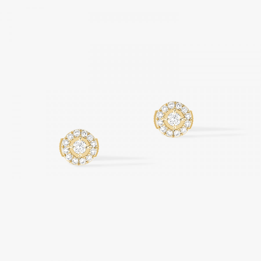 Puces d'oreilles Joy or et diamants