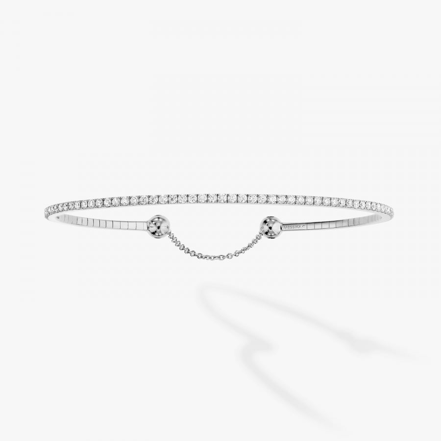 Bracelet Skinny or et diamants
